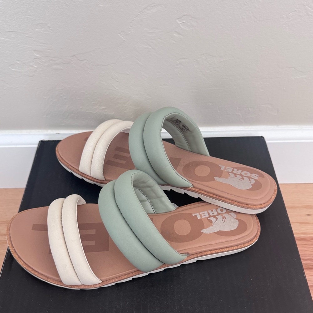 Sorel slides, size 8, barely used